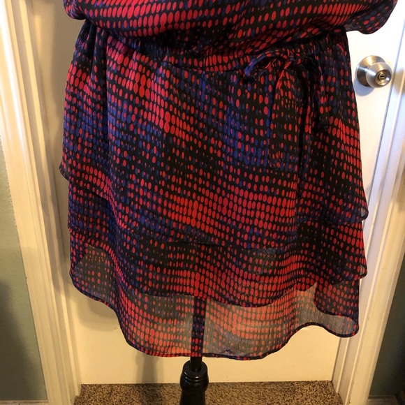 The Limited One Shoulder Ikat Dots Dress - Picture 5 of 8